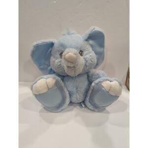 Ebba Taddle Toes Baby Taddles Elephant Plush, Blue, 10" Adorable & Super Soft
